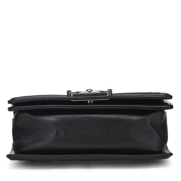 CHANEL Small Embellished Swarovski Crystal and Black Leather Boy Bag - Picture 11 of 11